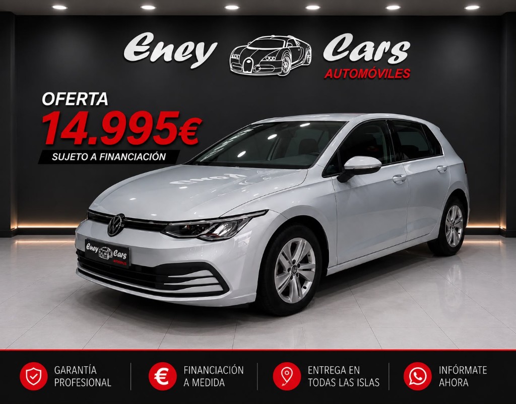 ---- VOLKSWAGEN GOLF 1.0 TSI 110CV ---- DESDE 220€ AL MES